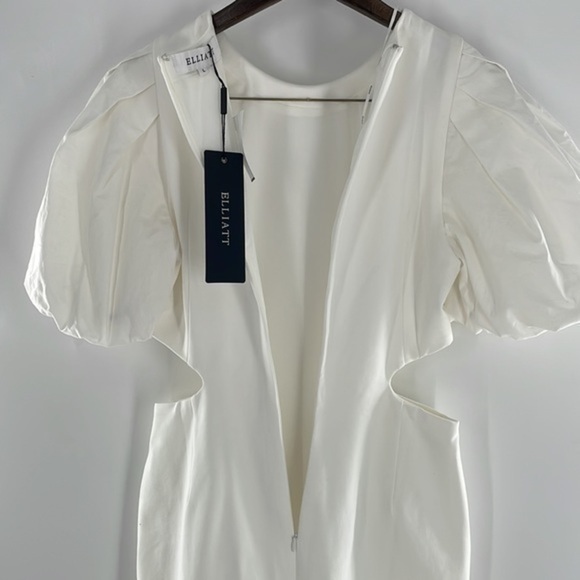 ELLIATT White Suffage Cut Out Dress - Picture 13 of 15